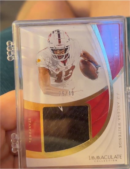 2019 Panini Immaculate Collection #96/40 J.J. Arcega-Whiteside — front