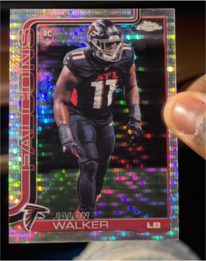2025 Topps Chrome #354 Jalon Walker — front