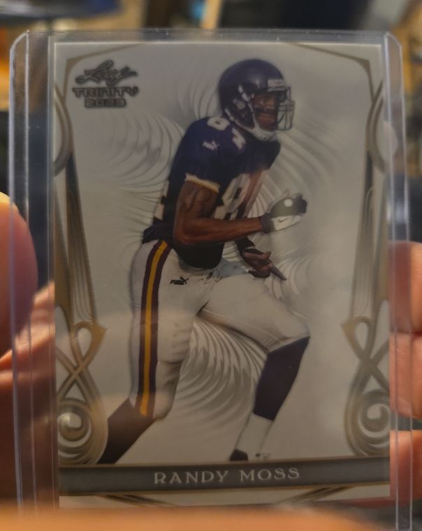2023 Leaf Trinity #46 Randy Moss — front