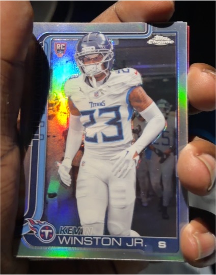 2025 Topps Chrome #375 Kevin Winston Jr. — front