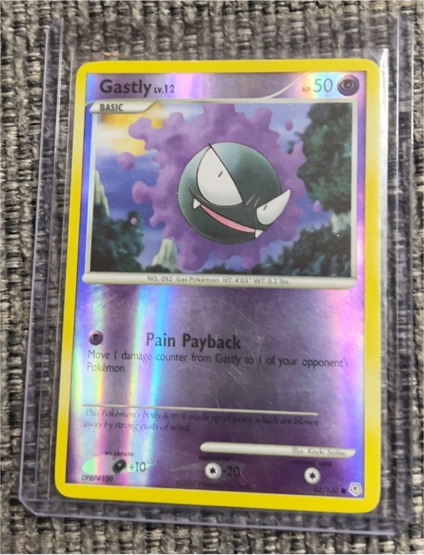 2007 Diamond & Pearl #82 Gastly — front