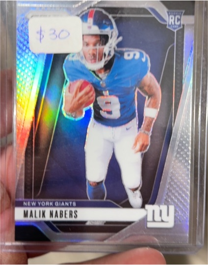 2024 Panini Prizm #28 Malik Nabers — front