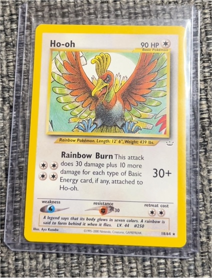 2001 Pokémon Neo Revelation #18 Ho-oh — front