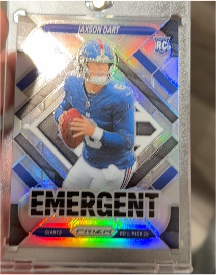 2025 Panini Prizm #6 Jaxson Dart Emergent Rookie — front
