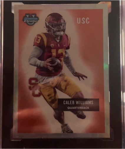 2023 Bowman Chrome University #55BF-1 Caleb Williams — front