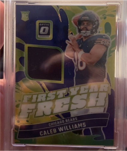 2024 Panini Donruss Optic First Year Fresh #FYF-CWS Caleb Williams — front