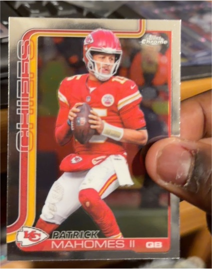 2025 Topps Chrome #148 Patrick Mahomes II — front