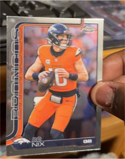 2025 Topps Chrome #88 Bo Nix — front