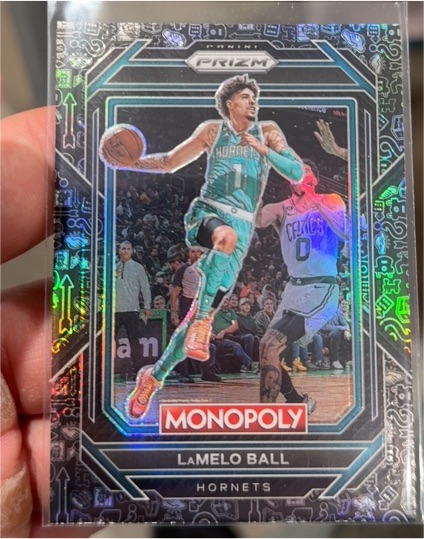 2022-23 Panini Prizm Monopoly #10 LaMelo Ball — front
