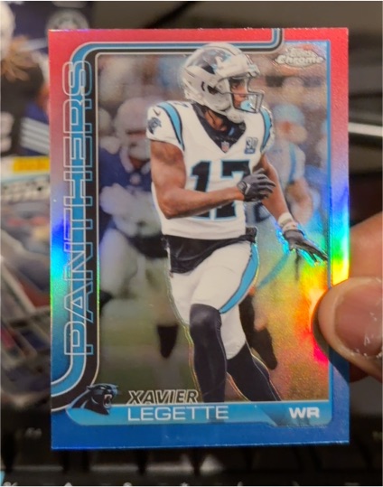 2025 Topps Chrome #38 Xavier Legette — front