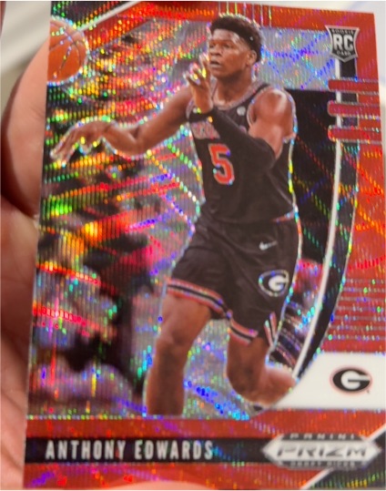 2020-21 Panini Prizm Draft Picks #41 Anthony Edwards — front