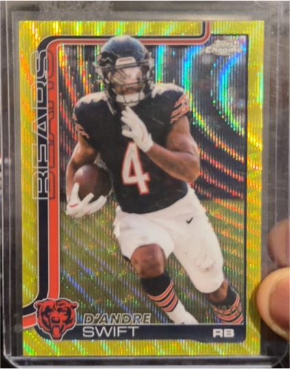 2025 Topps Chrome #53 D'Andre Swift — front