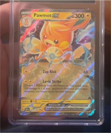 2023 Pokémon TCG Obsidian Flames #073 Pawmot EX — front