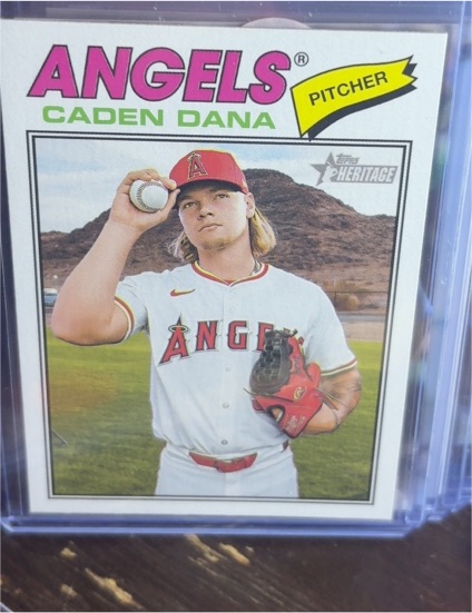 2026 Topps Heritage #121 Caden Dana — front