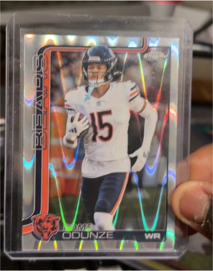 2025 Topps Chrome #49 Rome Odunze — front