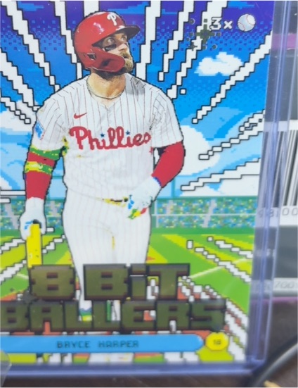 2026 Topps Series 1 #8B-11 Bryce Harper 8 Bit Ballers — front