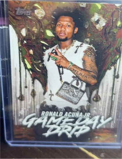 2026 Topps Series 1 Celebration #GD-6 Ronald Acuna Jr. Gameday Drip — front
