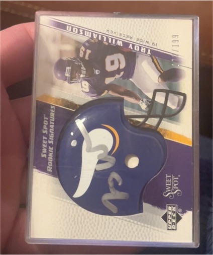 2005 Upper Deck Sweet Spot #276 Troy Williamson — front
