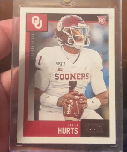 2020 Panini Score #358 Jalen Hurts — front