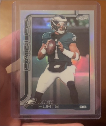 2025 Topps Chrome #247 Jalen Hurts — front