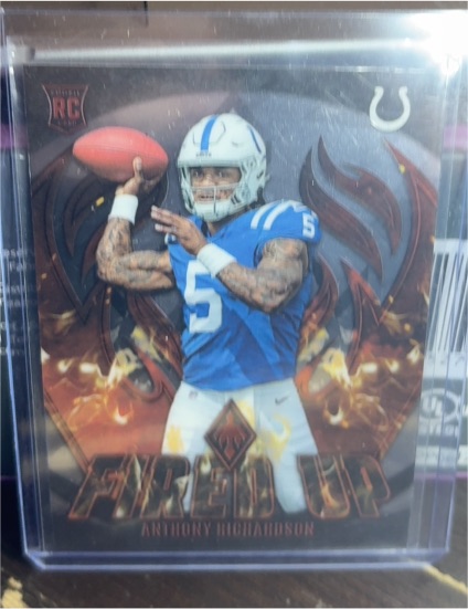 2023 Panini Phoenix #FU-6 Anthony Richardson Fired Up — front