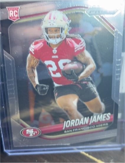 2025 Panini Prizm #323 Jordan James — front