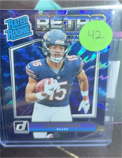 2024 Panini Donruss Retro #12 Rome Odunze — front