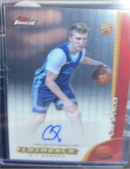 2024-25 Topps Finest #FBA-CS Cam Spencer Flashback Autographs — front