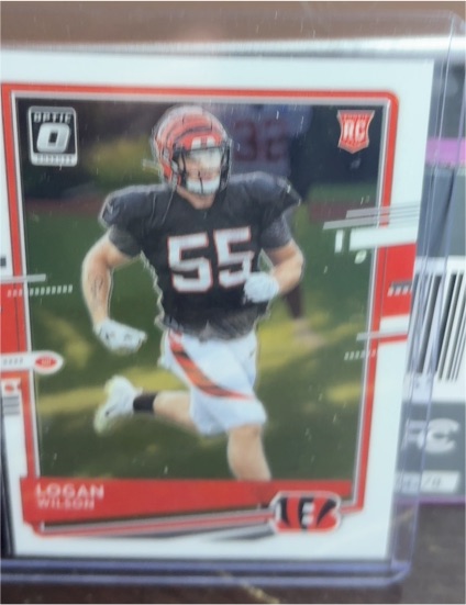 2020 Donruss Optic #143 Logan Wilson Cincinnati Bengals Rookie — front