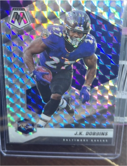 2021 Panini Mosaic #20 J.K. Dobbins — front