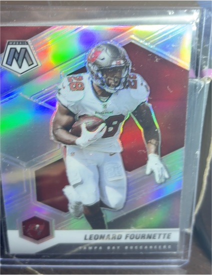 2021 Panini Mosaic #187 Leonard Fournette — front