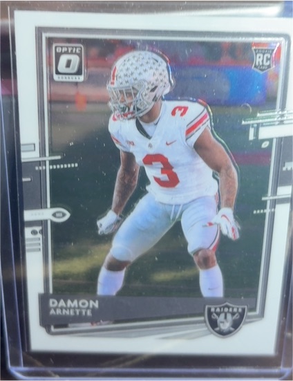 2020 Panini Donruss Optic #106 Damon Arnette Rookie Card — front
