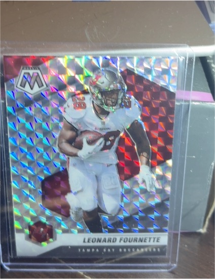 2021 Panini Mosaic #187 Leonard Fournette — front