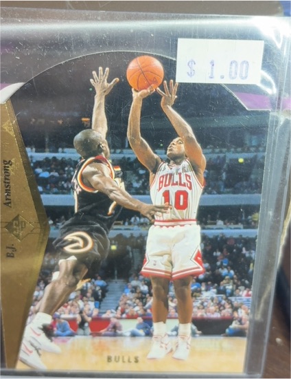 1994-95 Upper Deck SP Die-Cut #D48 B.J. Armstrong — front