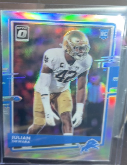 2020 Donruss Optic #144 Julian Okwara — front