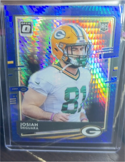 2020 Donruss Optic #142 Josiah Deguara — front