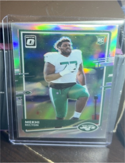 2020 Donruss Optic #120 Mekhi Becton — front