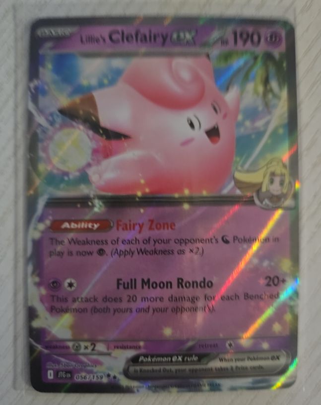2022 Pokémon SV09 #056 Lillie's Clefairy EX — front