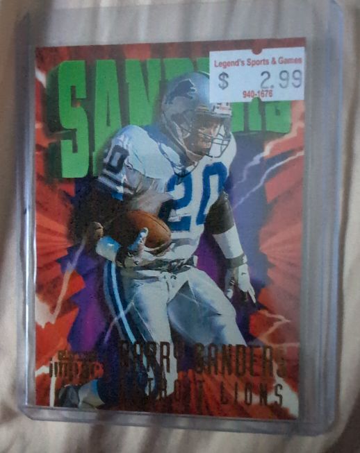 1997 Skybox Impact #20 Barry Sanders — front