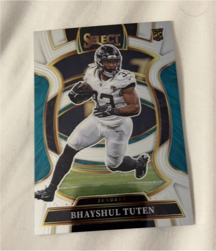 2025 Panini Select #29 Bhayshul Tuten — front