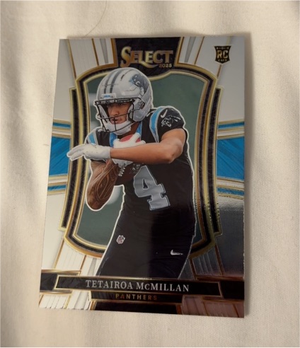 2025 Panini Select Premier Level #144 Tetairoa McMillan — front
