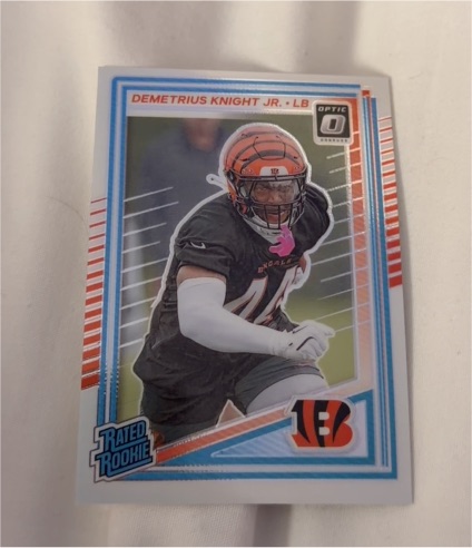 2025 Panini Donruss Optic #296 Demetrius Knight Jr. — front