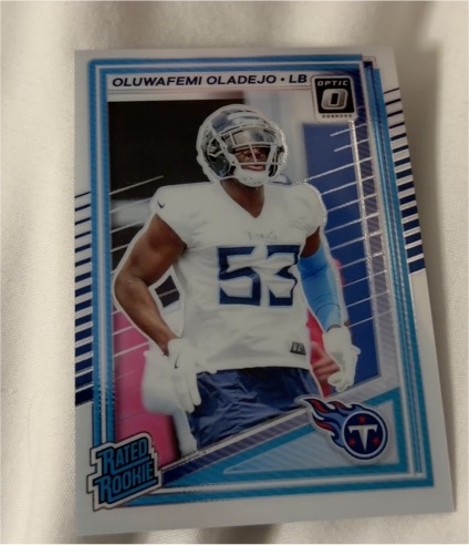 2025 Donruss Optic #280 Oluwafemi Oladejo — front