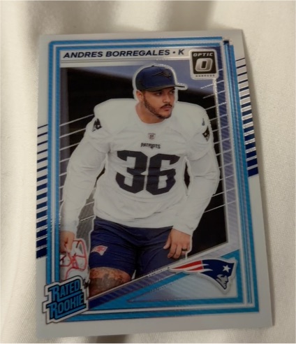 2025 Donruss Optic #287 Andres Borregales — front