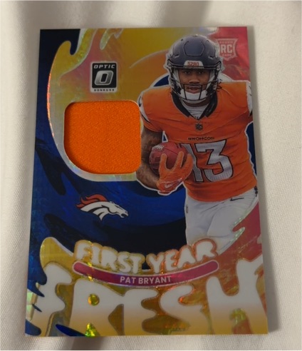 2025 Donruss Optic First Year Fresh #FYFBH-PBT Pat Bryant — front