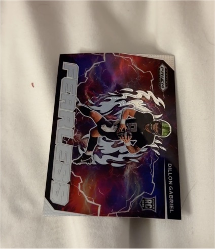 2025 Panini Prizm Draft Picks Fearless #F-DGL Dillon Gabriel — front