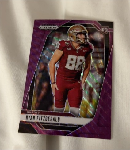 2025 Panini Prizm Draft Picks #27 Ryan Fitzgerald — front
