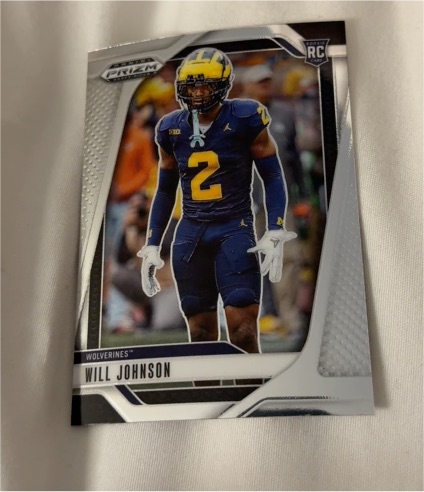 2025 Panini Prizm Draft Picks #60 Will Johnson — front