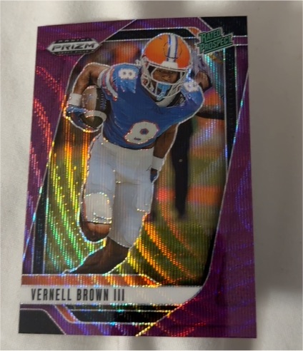 2025 Panini Prizm Draft Picks #154 Vernell Brown III — front