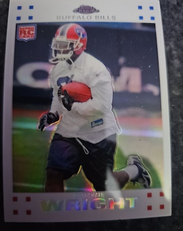 2007 Topps Chrome #TC189 Dwayne Wright — front
